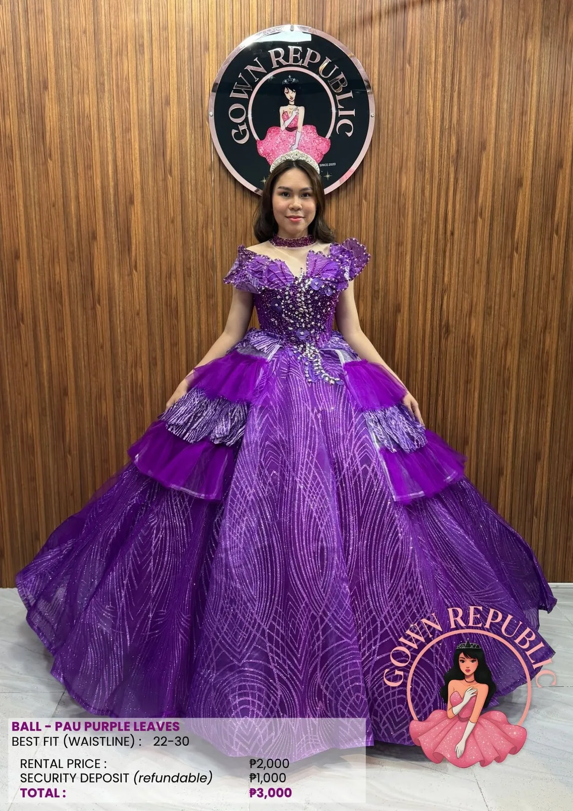 Ball Gowns: Purple 200